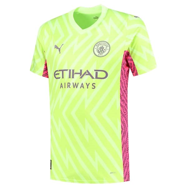 Tailandia Camiseta Manchester City 1ª Portero 2023/24 Verde